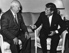 Kennedy and Khrushchev
