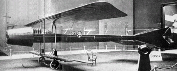 Photo of the Coandă-1910 aeroplane